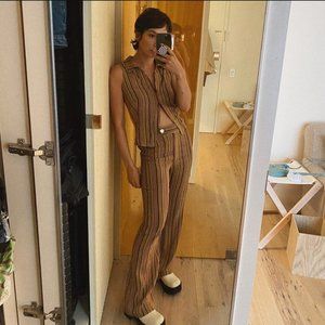 Nevbi striped suit set